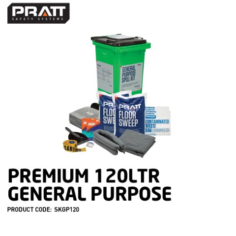 PRATT 120LTR GENERAL PURPOSE SPILL KIT- GREY LID